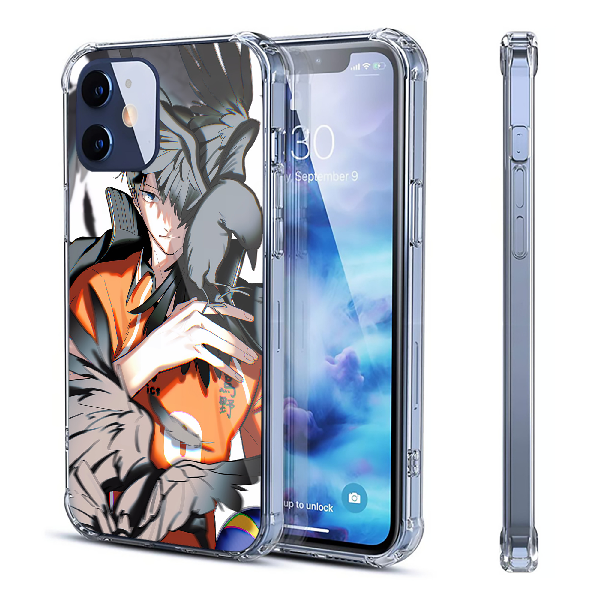 （画像用） ハイキュー!! Haikyu!! 【iPhone 12シリーズ対応】透明スマホケース（クリアソフトケース）